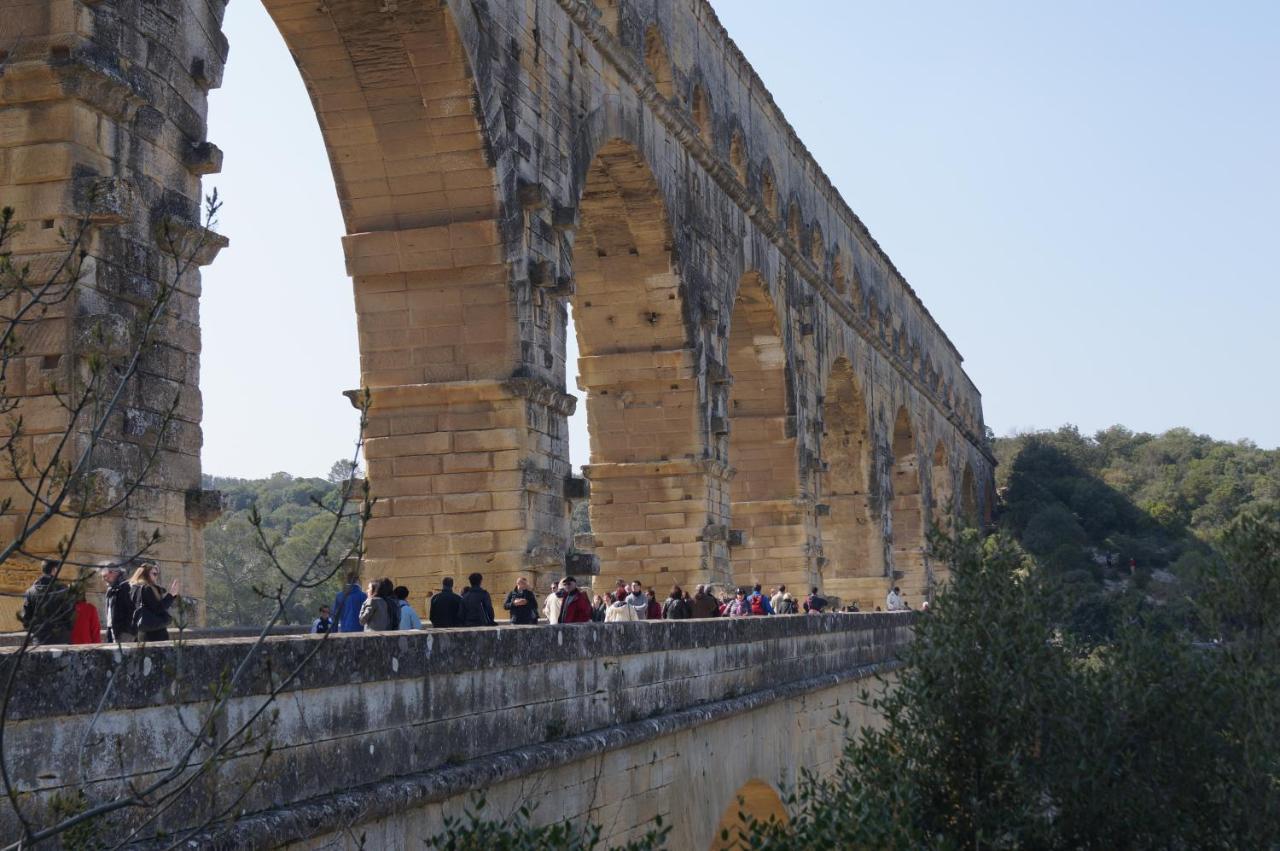 Confortable Villa De Vacances Entre Nimes, Le Pont Du Gard, Uzes, Arles, Avignon Маргерит Экстерьер фото